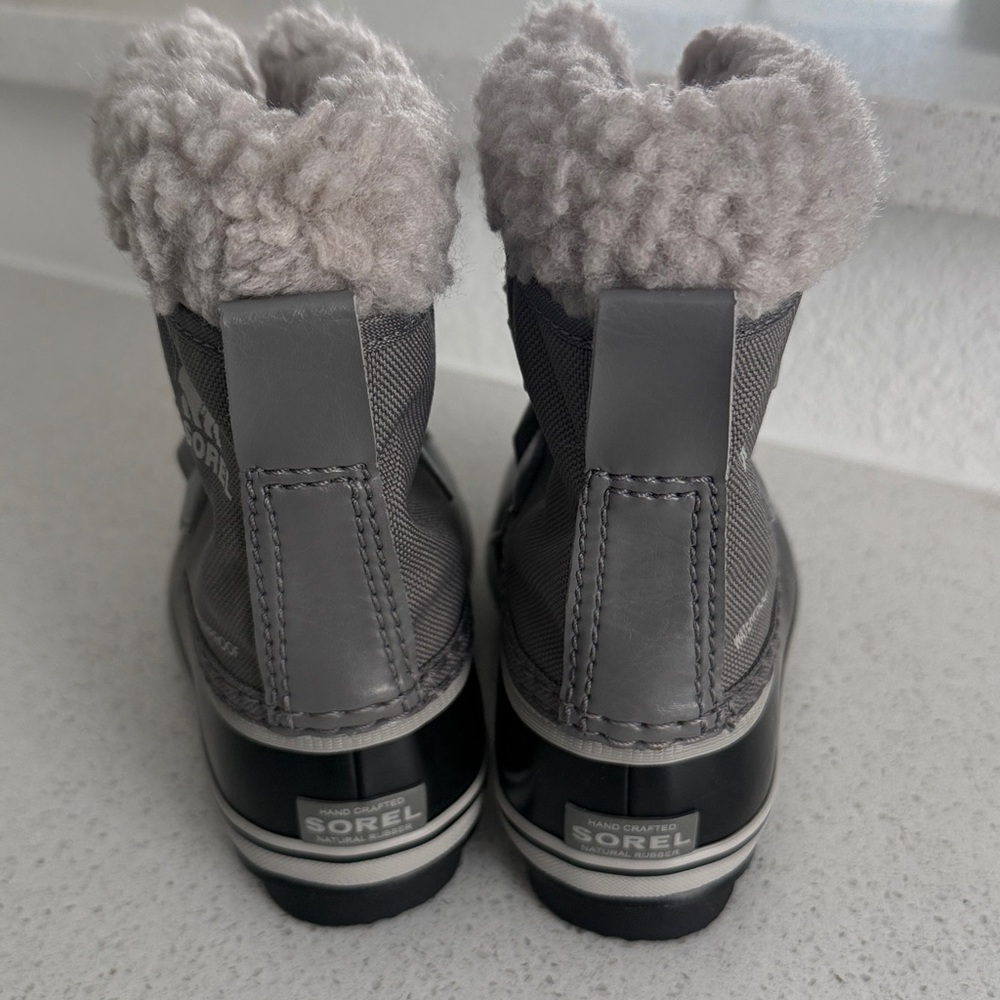 Sorel Children’s Yoot PAC Nylon WP Winter Boots with Plush Fur Collar - Picture 3 of 10